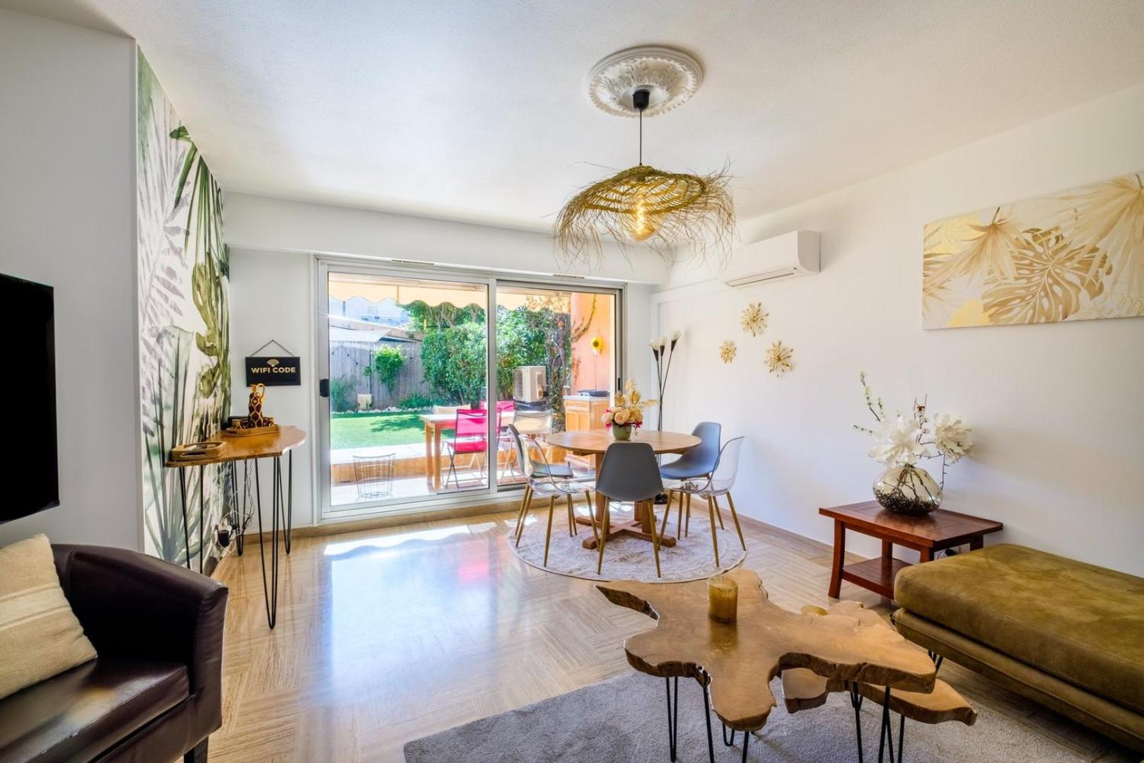 Le Riviera ~ Jardin ~ Parking ~ Climatisation Apartment Cagnes-sur-Mer Exterior foto